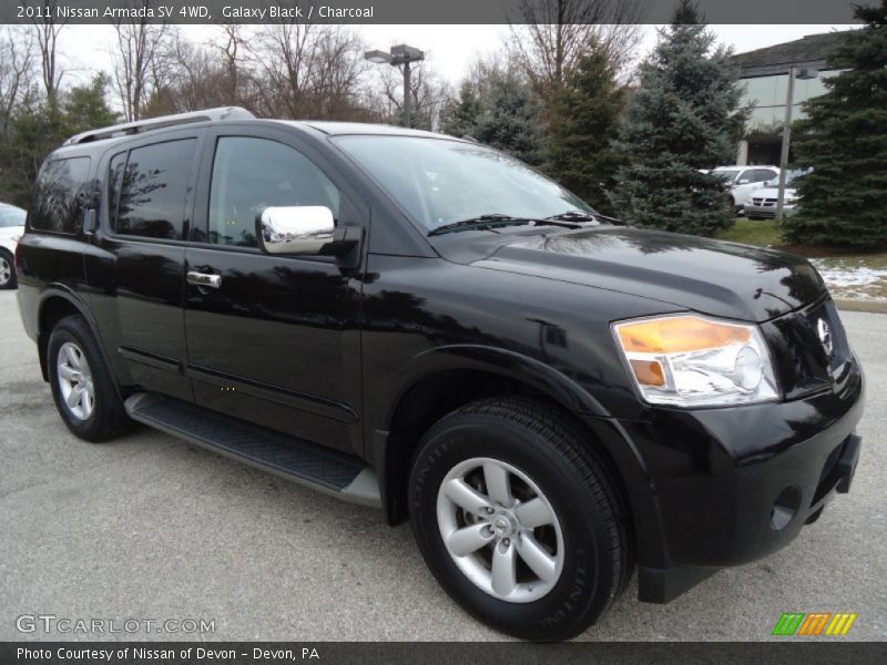 Galaxy Black / Charcoal 2011 Nissan Armada SV 4WD