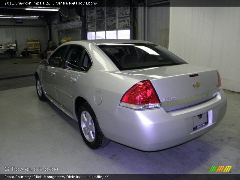 Silver Ice Metallic / Ebony 2011 Chevrolet Impala LS