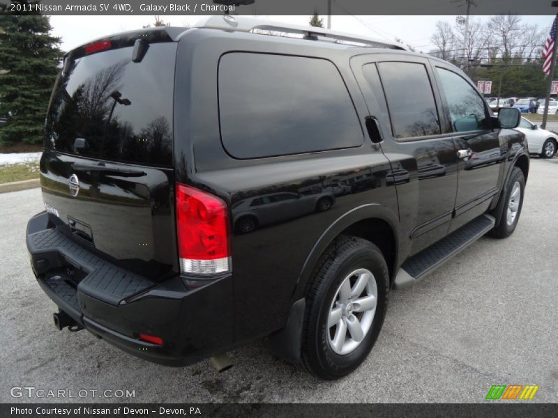 Galaxy Black / Charcoal 2011 Nissan Armada SV 4WD