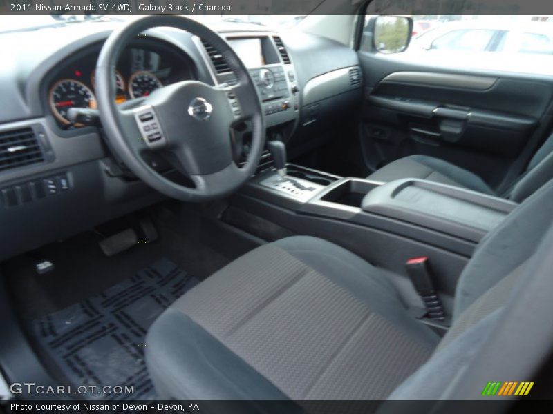 Galaxy Black / Charcoal 2011 Nissan Armada SV 4WD