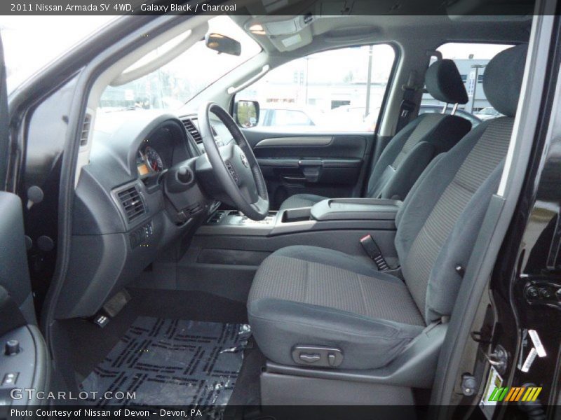 2011 Armada SV 4WD Charcoal Interior