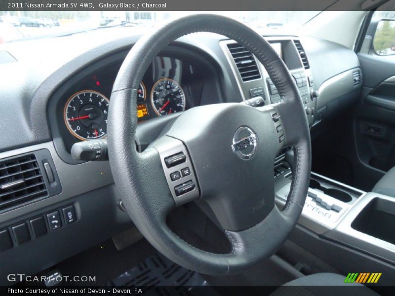 Galaxy Black / Charcoal 2011 Nissan Armada SV 4WD