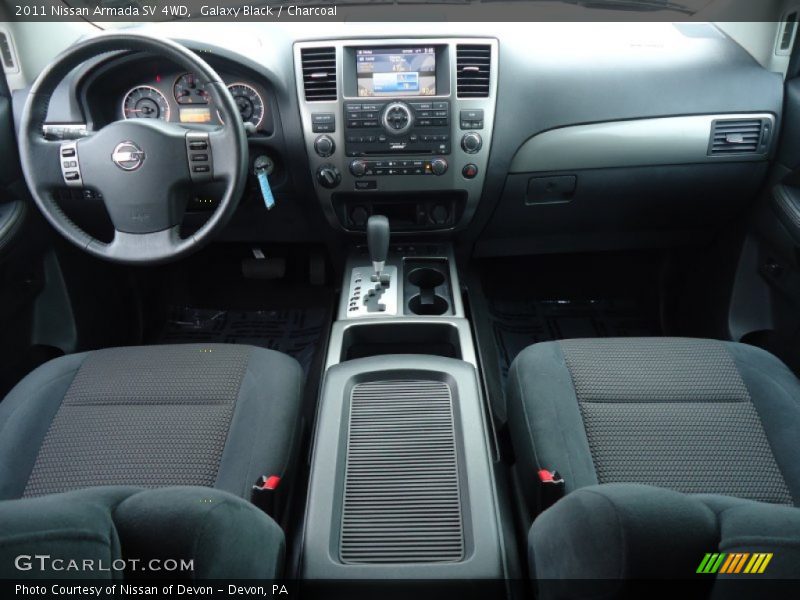 Galaxy Black / Charcoal 2011 Nissan Armada SV 4WD