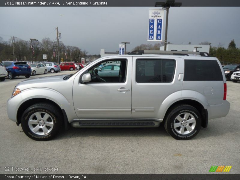 Silver Lightning / Graphite 2011 Nissan Pathfinder SV 4x4