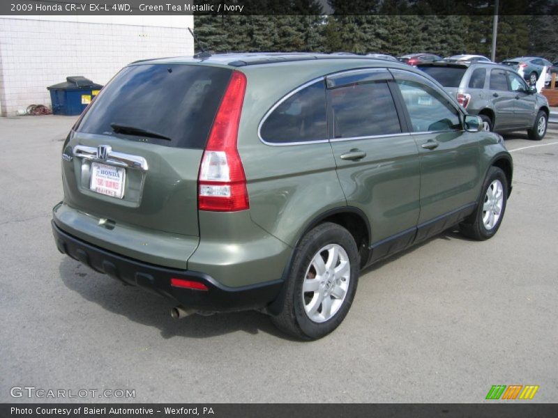 Green Tea Metallic / Ivory 2009 Honda CR-V EX-L 4WD