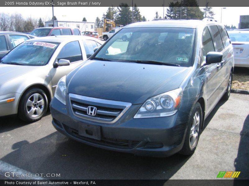 Sage Brush Pearl / Ivory 2005 Honda Odyssey EX-L