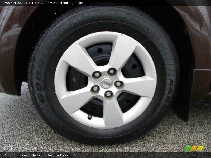 Chestnut Metallic / Beige 2007 Nissan Quest 3.5 S