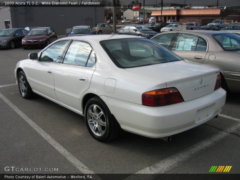 White Diamond Pearl / Parchment 2000 Acura TL 3.2