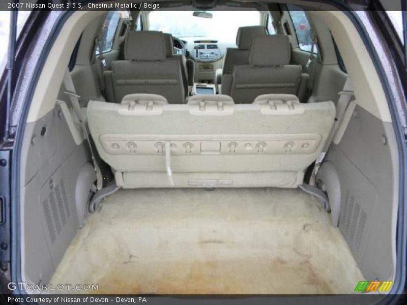 Chestnut Metallic / Beige 2007 Nissan Quest 3.5 S
