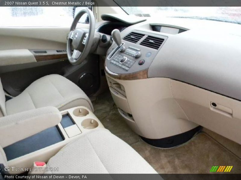 Chestnut Metallic / Beige 2007 Nissan Quest 3.5 S