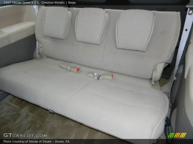 Chestnut Metallic / Beige 2007 Nissan Quest 3.5 S