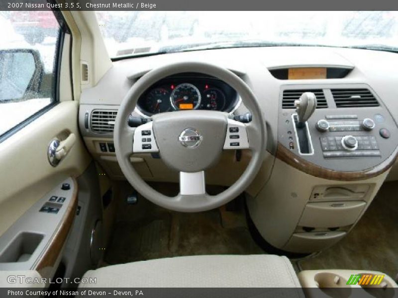 Chestnut Metallic / Beige 2007 Nissan Quest 3.5 S