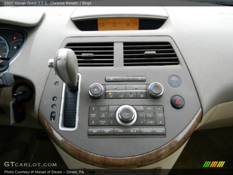 Chestnut Metallic / Beige 2007 Nissan Quest 3.5 S