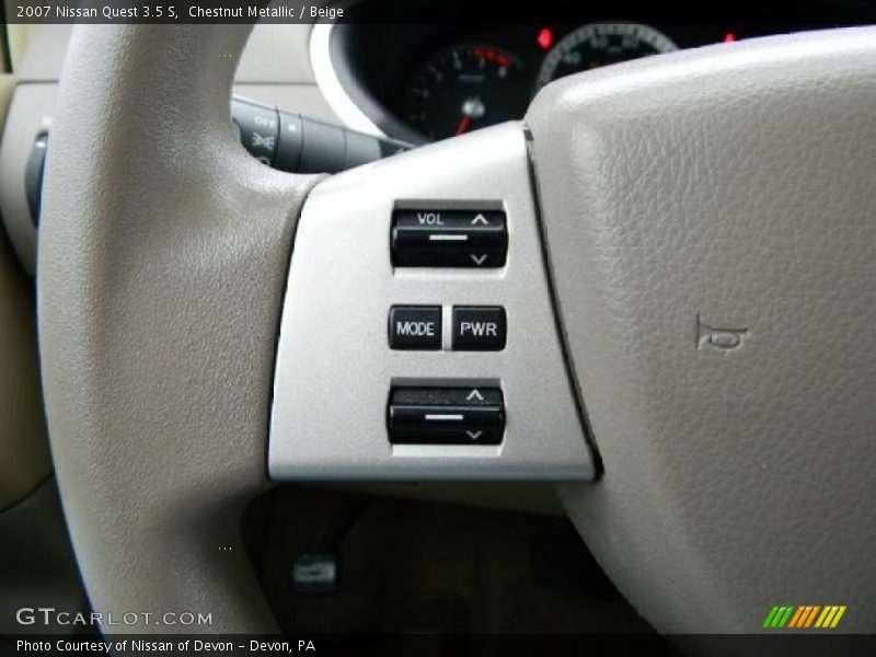 Chestnut Metallic / Beige 2007 Nissan Quest 3.5 S