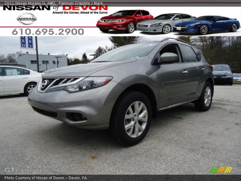 Platinum Graphite / Black 2011 Nissan Murano SL AWD