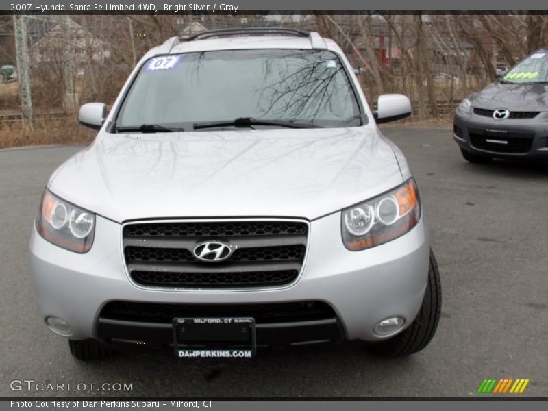 Bright Silver / Gray 2007 Hyundai Santa Fe Limited 4WD