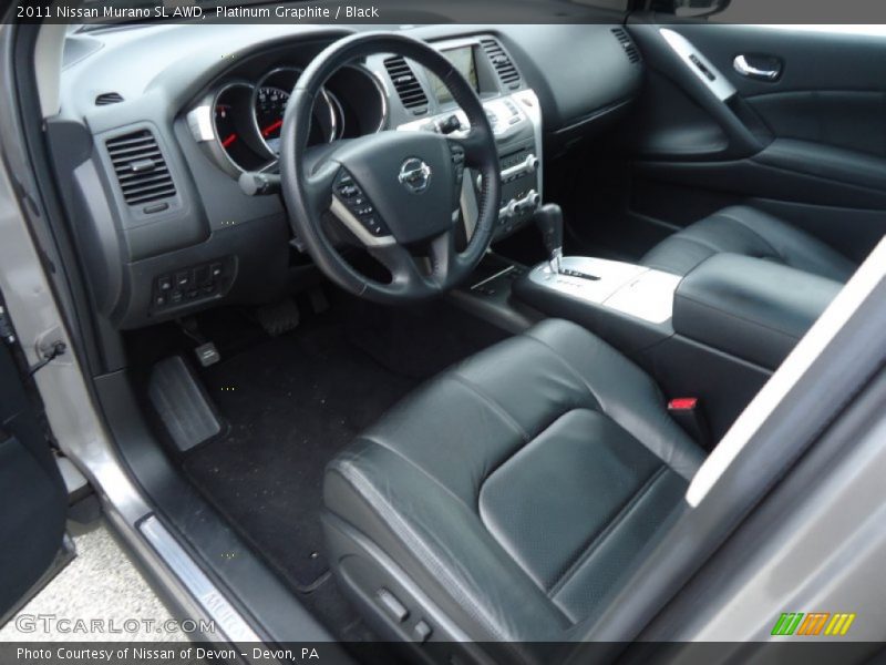  2011 Murano SL AWD Black Interior
