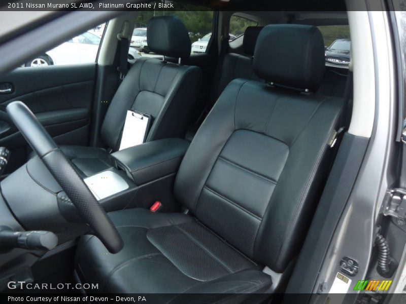 Front Seat of 2011 Murano SL AWD