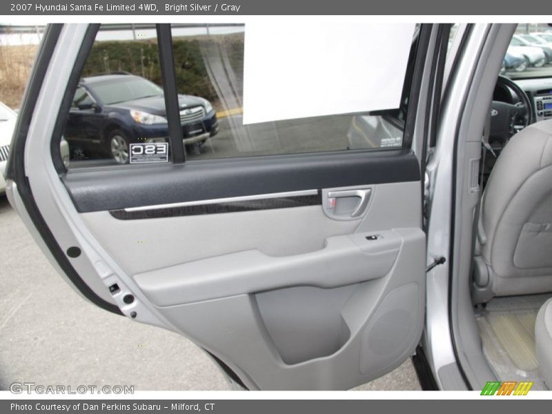 Bright Silver / Gray 2007 Hyundai Santa Fe Limited 4WD