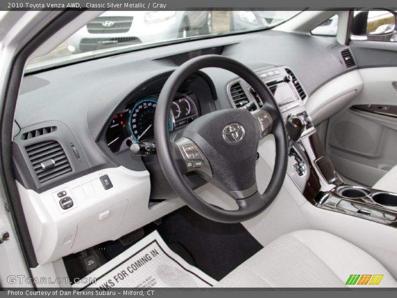 Classic Silver Metallic / Gray 2010 Toyota Venza AWD