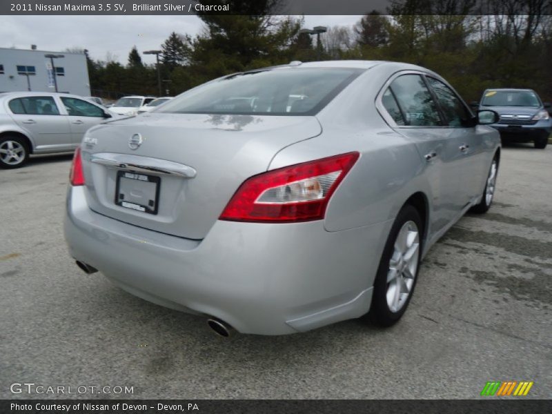 Brilliant Silver / Charcoal 2011 Nissan Maxima 3.5 SV