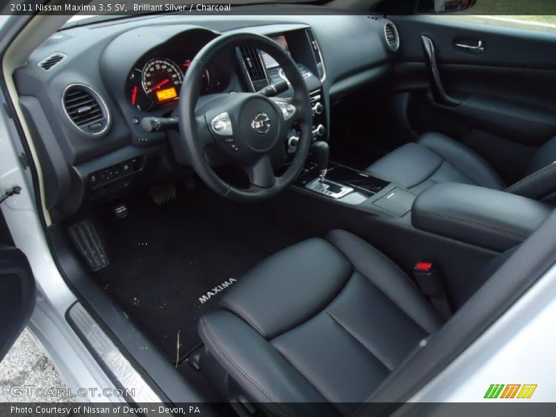 Brilliant Silver / Charcoal 2011 Nissan Maxima 3.5 SV