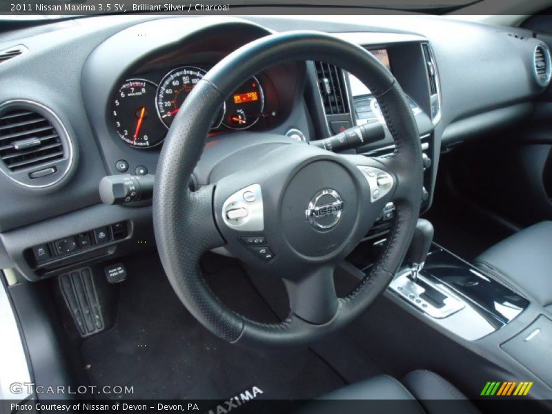 Brilliant Silver / Charcoal 2011 Nissan Maxima 3.5 SV