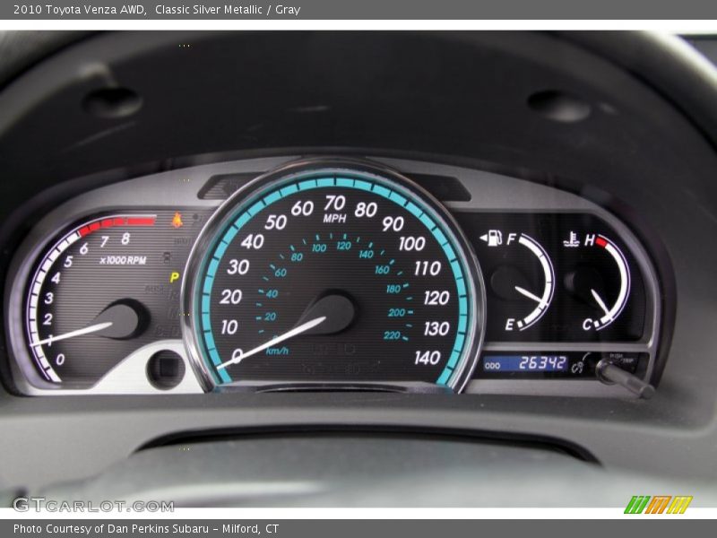 Classic Silver Metallic / Gray 2010 Toyota Venza AWD