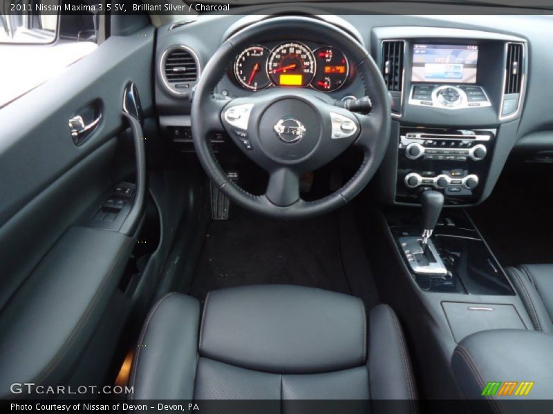 Brilliant Silver / Charcoal 2011 Nissan Maxima 3.5 SV