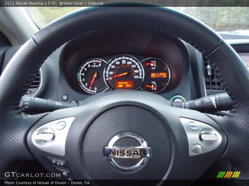Brilliant Silver / Charcoal 2011 Nissan Maxima 3.5 SV