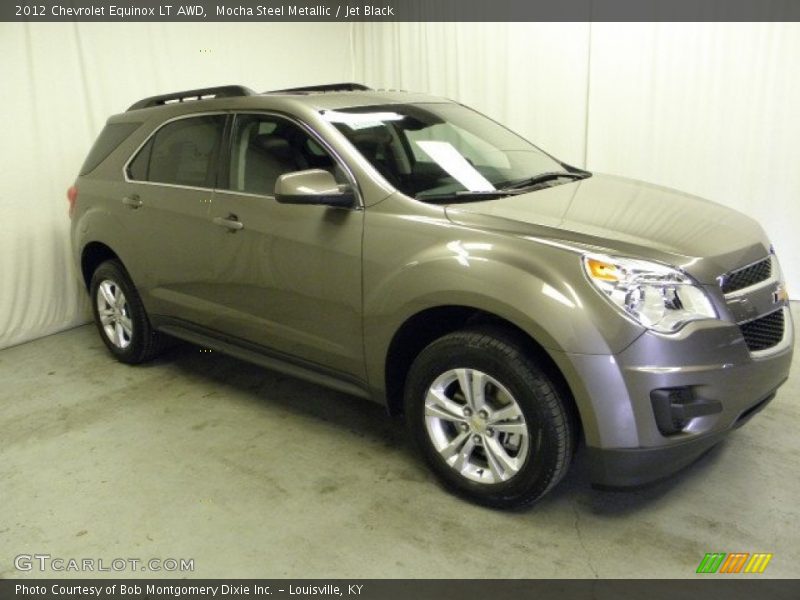 Mocha Steel Metallic / Jet Black 2012 Chevrolet Equinox LT AWD