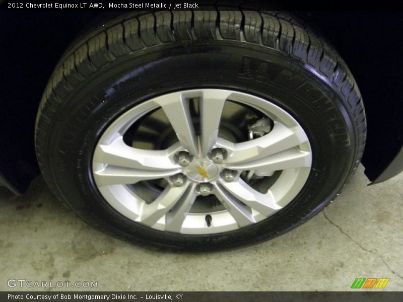 Mocha Steel Metallic / Jet Black 2012 Chevrolet Equinox LT AWD