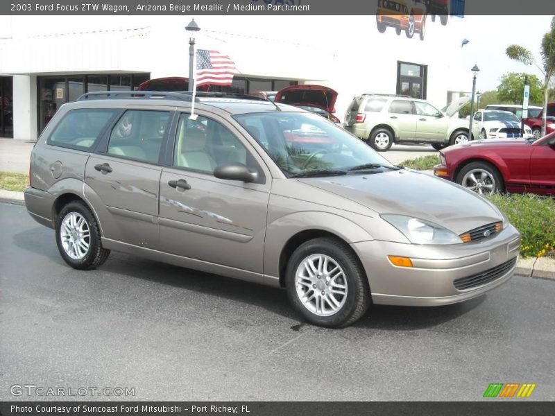 Arizona Beige Metallic / Medium Parchment 2003 Ford Focus ZTW Wagon