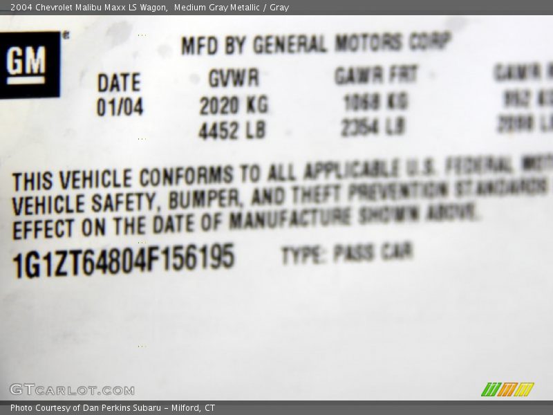 Medium Gray Metallic / Gray 2004 Chevrolet Malibu Maxx LS Wagon