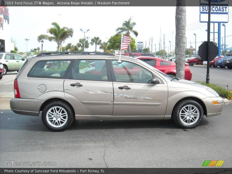 Arizona Beige Metallic / Medium Parchment 2003 Ford Focus ZTW Wagon