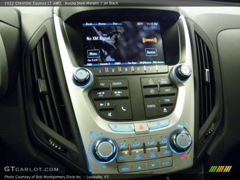 Mocha Steel Metallic / Jet Black 2012 Chevrolet Equinox LT AWD