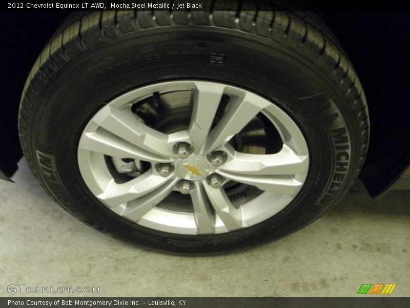 Mocha Steel Metallic / Jet Black 2012 Chevrolet Equinox LT AWD