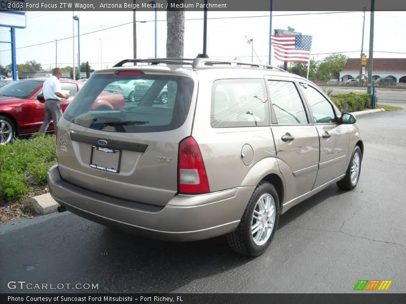Arizona Beige Metallic / Medium Parchment 2003 Ford Focus ZTW Wagon