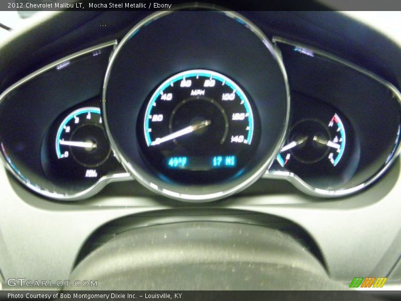 Mocha Steel Metallic / Ebony 2012 Chevrolet Malibu LT