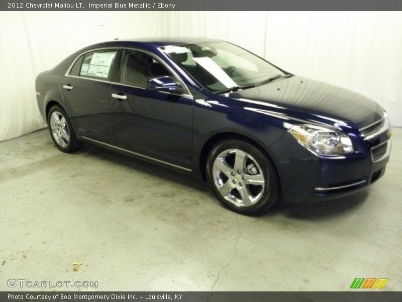 Imperial Blue Metallic / Ebony 2012 Chevrolet Malibu LT
