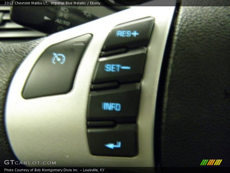 Imperial Blue Metallic / Ebony 2012 Chevrolet Malibu LT