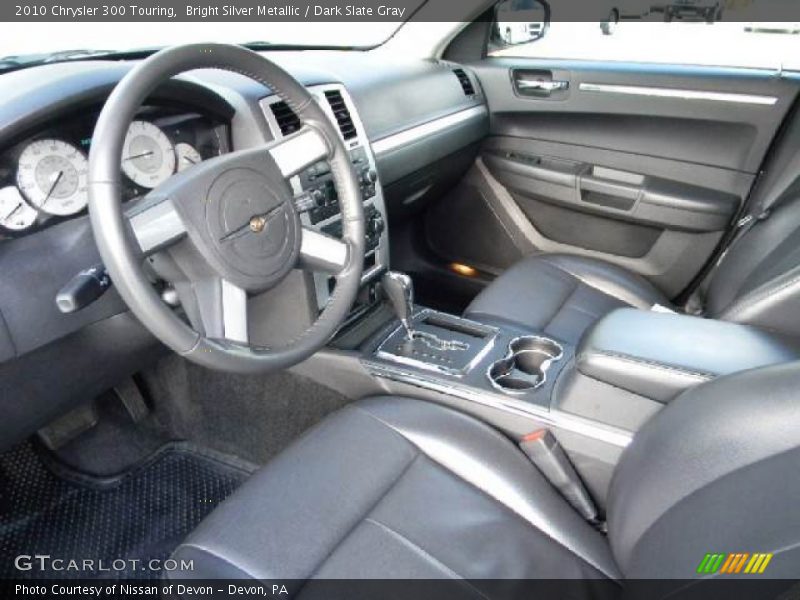 Bright Silver Metallic / Dark Slate Gray 2010 Chrysler 300 Touring