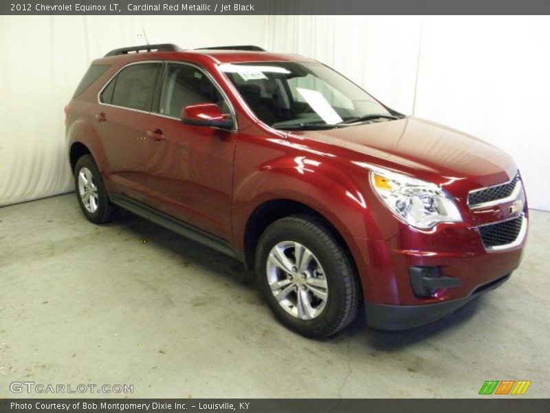 Cardinal Red Metallic / Jet Black 2012 Chevrolet Equinox LT