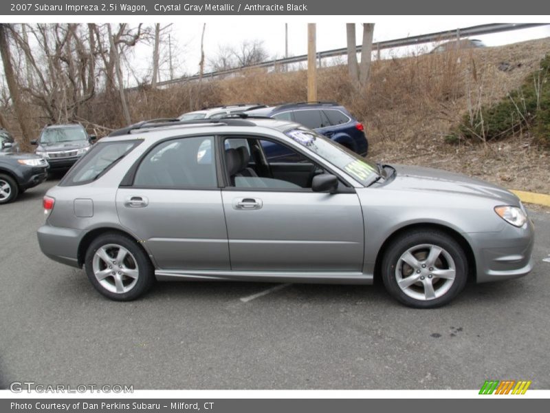 Crystal Gray Metallic / Anthracite Black 2007 Subaru Impreza 2.5i Wagon
