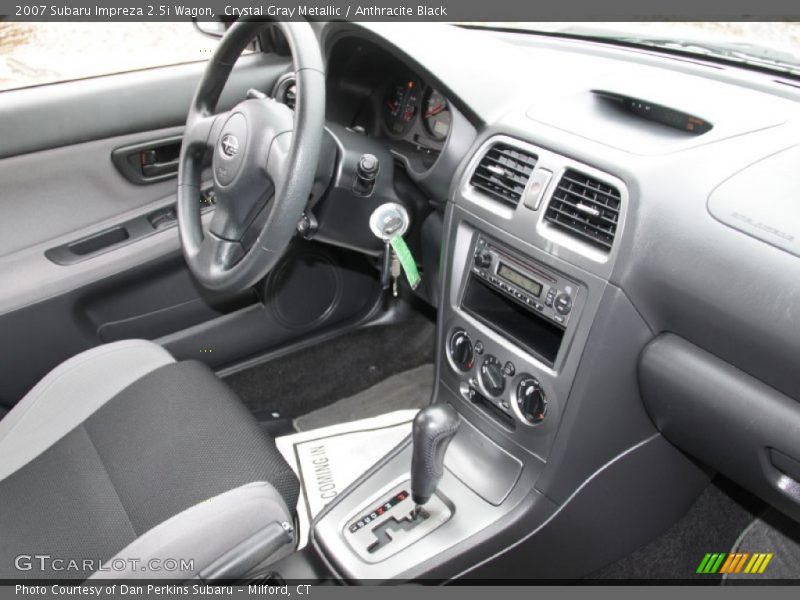Crystal Gray Metallic / Anthracite Black 2007 Subaru Impreza 2.5i Wagon
