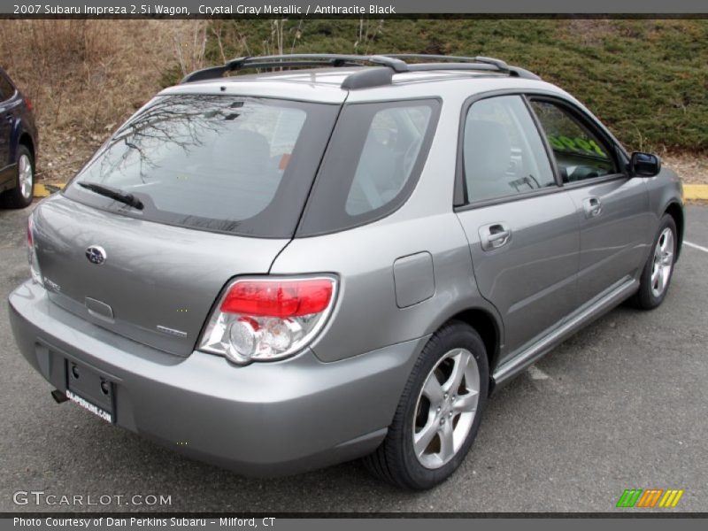 Crystal Gray Metallic / Anthracite Black 2007 Subaru Impreza 2.5i Wagon