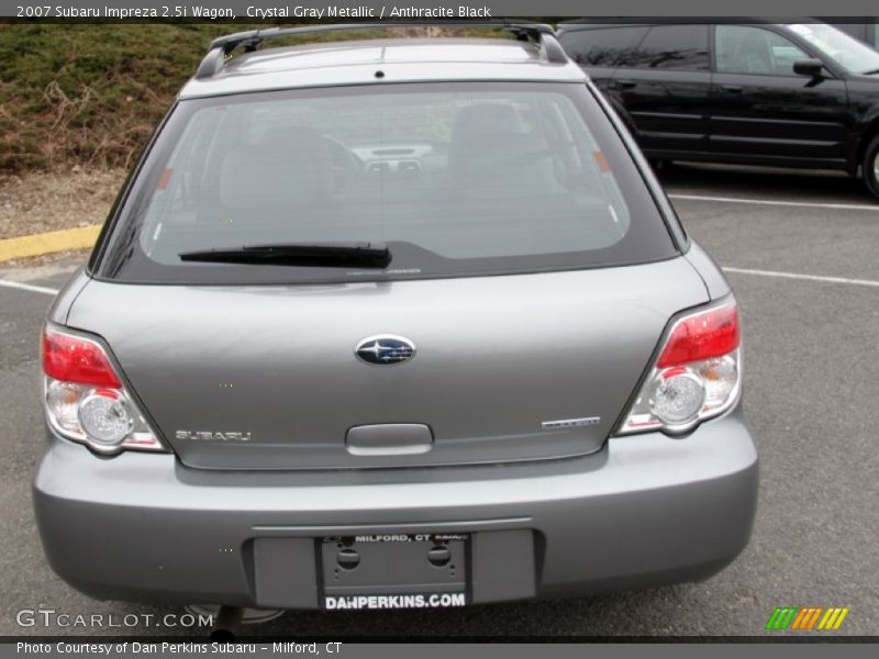 Crystal Gray Metallic / Anthracite Black 2007 Subaru Impreza 2.5i Wagon