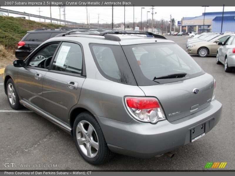 Crystal Gray Metallic / Anthracite Black 2007 Subaru Impreza 2.5i Wagon