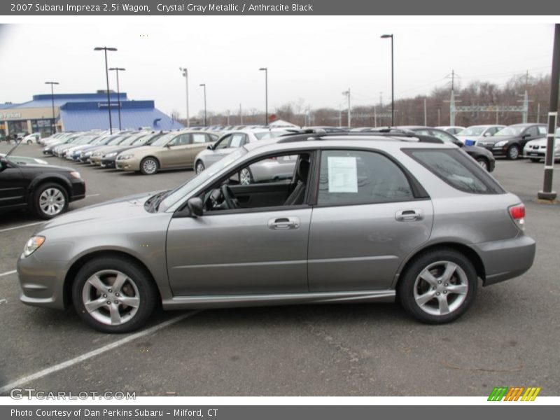 Crystal Gray Metallic / Anthracite Black 2007 Subaru Impreza 2.5i Wagon