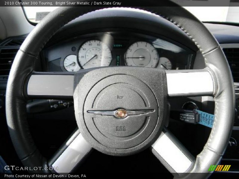 Bright Silver Metallic / Dark Slate Gray 2010 Chrysler 300 Touring